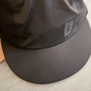 On Running Zero Cap Black One Size Unisex Lightweight Performance Hat NWT